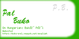 pal buko business card